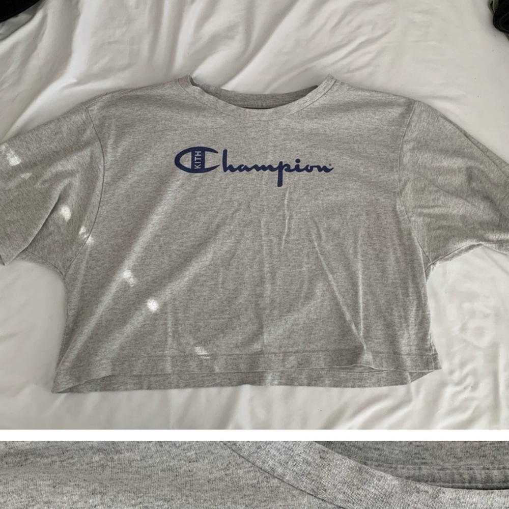 Kith x Champion Cropped T Shirt